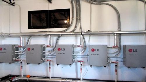 Ksiropotamos Monastery Heat pumps in tandem