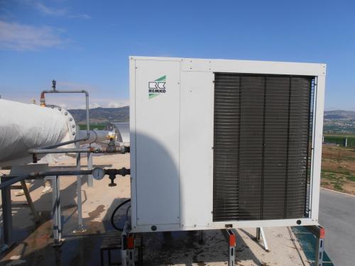 HVAC in small electricity powerplant