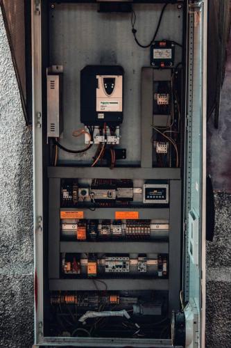 VFD and soft starter panel